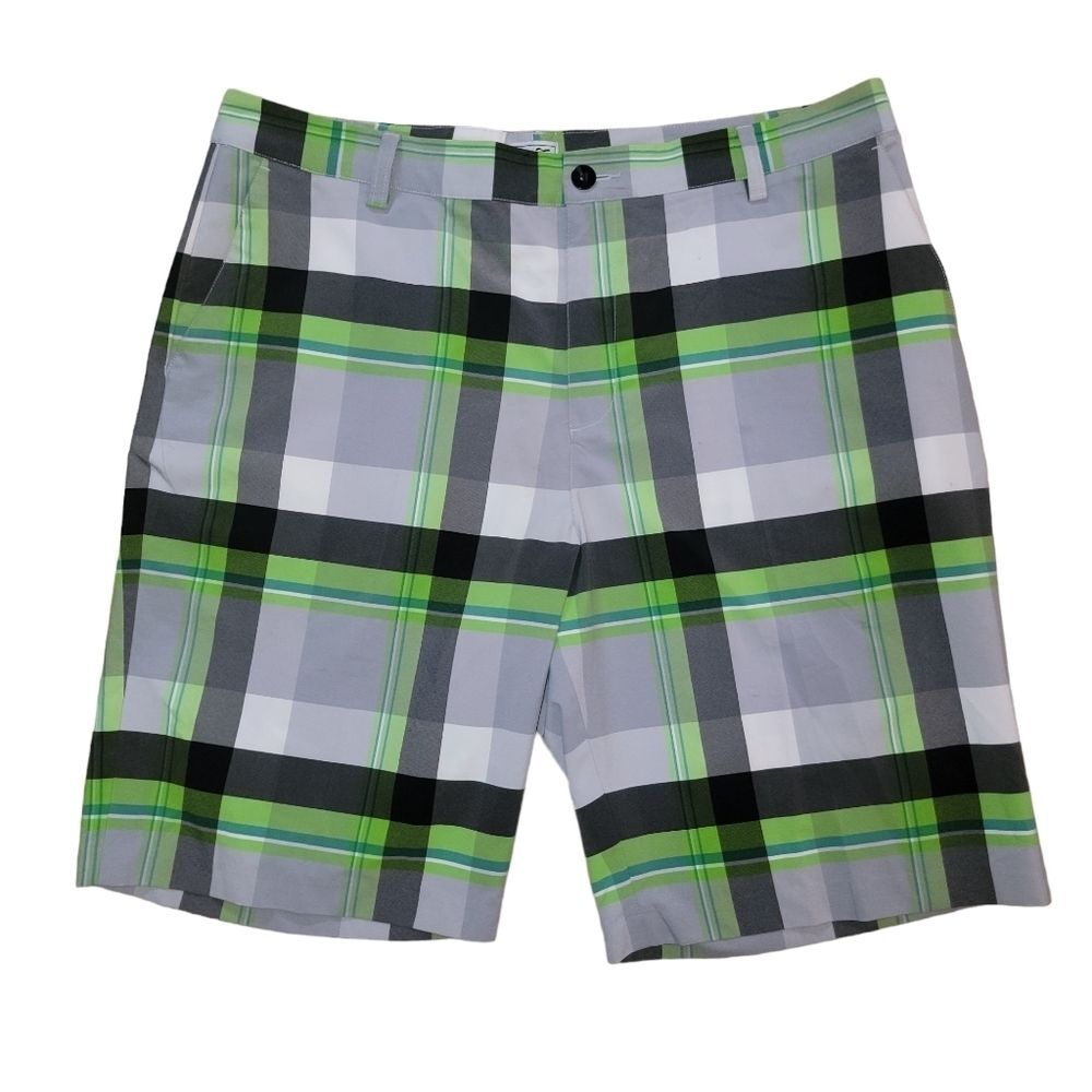 ADIDAS Men's Climalite Open Plaid Golf SHORT size 36